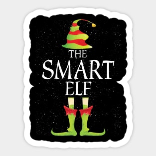 Smart Elf Family Matching Christmas Group Funny Gift Sticker